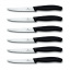 Набор кухонных ножей для стейка Victorinox Swiss Classic Steak Gift Set 6 шт Черные (6.7233.6) Вінниця
