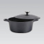 Кастрюля с крышкой Maestro Cast MR-4528 6,3 л Черный Київ