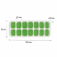 Силиконовая форма для льда cumenss AI-814 Cube 14 Green для коктейлей Братське