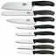 Набор кухонных ножей и подставки Victorinox Swiss Classic Cutlery Block 9 предметов Черные (6.7173.8) Черновцы