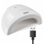 Лампа SUNone 48W с USB LED/UV Nail Lamp для гель лака Белая (LEDUV365) Покровськ