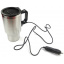 Термокружка с подогревом Electric Mug 12 V Серебристый с черным (73698839) Херсон