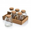Комплект стеклянных банок Flora Basic Kitchen 6 шт 160 мл прозрачный (SK000275) Ладан