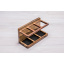 Деревянный органайзер для хранения косметики ecoWalnut 190x87.5x110 мм Київ