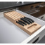 Набор кухонных ножей и подставки Victorinox Swiss Classic In-Drawer 6 предметов Черные (6.7143.5) Одесса