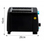 Тостер электрический BITEK BT-263 1000W Black Братське