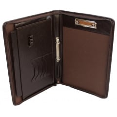 Деловая папка из кожзама JPB AK-01 коричневая Городок