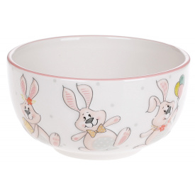 Пиала керамическая с объемным рисунком LI100371 "Веселый кролик" BonaDi 600мл