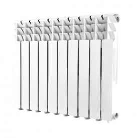 Радиатор алюминиевый Calor Elegance 96х500 боковое подключение, белый (кратно 10 секций)