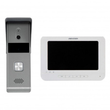 Комплект відеодомофону Hikvision DS-KIS203T білий (17145)