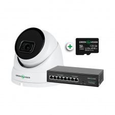 Комплект відеоспостереження на 1 камеру GreenVision GV-803 5Mp (LP23871)