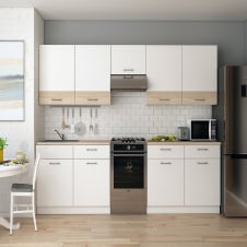 Кухня Лея Doros Білий/Дуб Сонома ДСП 300х60х250 (81000008)