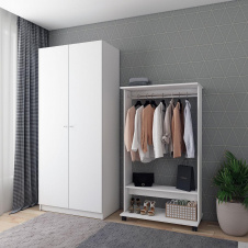 Гардеробна стійка Doros Д2 Білий 85х41.6х150 (41510080)