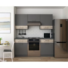 Кухня Лея Doros 1.8 м Графіт/Клондайк ДСП 180х60х250 (81000014)