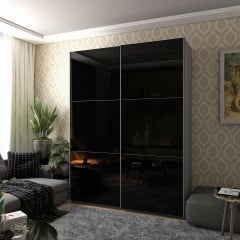 Шафа купе Doros G-Caiser Графіт 2 Скла / 3 частини 180х60х240 (42005016) Южноукраинск