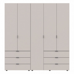 Розпашна Шафа для одягу Doros Гелар комплект Кашемір 2+3 ДСП 193.7х49.5х203.4 (80737638) Олександрія