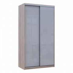 Шафа купе Сіті Лайт Слім Дуб Сонома Скло Сіре 120х60х225 (44900312) Каменка-Днепровская