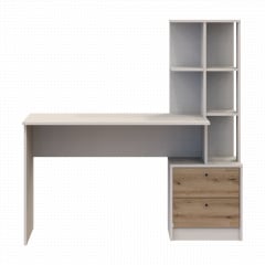 Офісний стіл Doros Т7 Кашемір/Дуб Евок 136х55х138 (41516059) Ладан