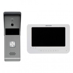 Комплект відеодомофону Hikvision DS-KIS203T білий (17145) Львів