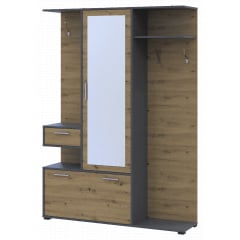 Прихожая Doros Финч 202х145х37 см дсп дуб-артизан в коридор Новояворівськ