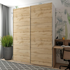 Шафа купе Doros G-Caiser Білий / Дуб Евок 2 ДСП / 3 частини 180х60х240 (42005020) Петрово