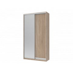 Шафа купе Doros Сіті Лайт Дуб Cонома 1 ДСП / 1 Дзеркало 120х60х225 (42002035) Хуст