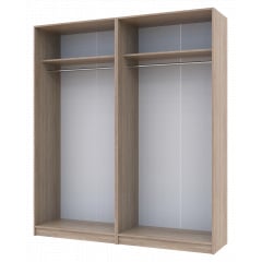 Шафа для одягу Doros Промо Дуб Cонома 2+2 ДСП 180х48х204 (42005007) Софиевская Борщаговка