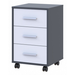 Тумба Doros Т3 Графіт/Білий 43х42х66.4 (41902062) Кременець