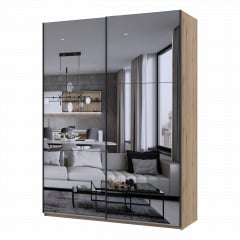 Шафа купе Doros G-Caiser Дуб Евок 2 Дзеркала / 3 частини 180х60х240 (80737752) Славянск