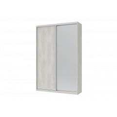 Шафа купе Doros Сіті Лайт Біле дерево 1 ДСП / 1 Дзеркало 150х45х225 (42002060) Новая Каховка