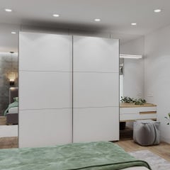 Шафа купе Doros G-Caiser Графіт / Білий 2 ДСП / 3 частини 220х60х240 (42001012) Киев