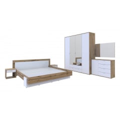 Спальня Doros Hugo 6 Тахо / Білий ДСП (42002115) Красноград