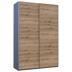 Шафа купе Doros G-Caiser Графіт Дуб Евок 2 ДСП 160х60х240 (42005074) Бородянка