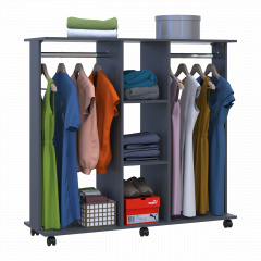 Гардеробна стійка Doros Д3 Графіт 130х40.6х121 (41510111) Володарск-Волынский