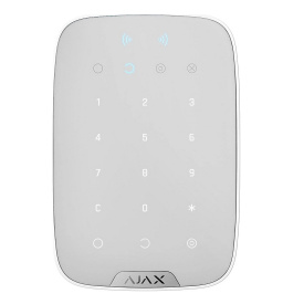 Клавіатура бездротова Ajax Keypad Plus white біла (000023070)
