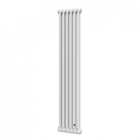 Трубчастий радіатор DeLonghi Multicolumn 1500 2 колони 6 секцій 1/2 RAL9016 (0Q0021500060000)