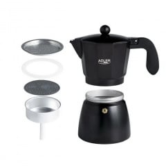 Кавоварка гейзерна 320 мл Adler AD 4421 Black Київ