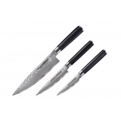 Набор из 3-х ножей Samura Damascus (SD-0230) Ровно