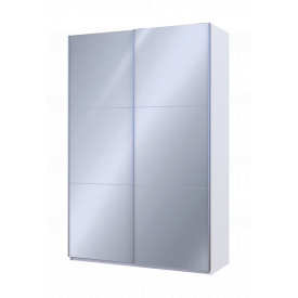 Шафа-купе Doros G-Caiser Білий текстурний 2 Дзеркала 160х60х240 (85274196)