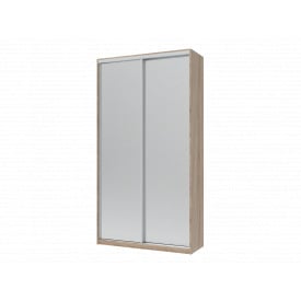 Шафа купе Doros Сіті Лайт Дуб Cонома 2 Дзеркала 120х60х225 (42002036)