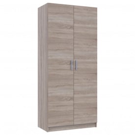 Розпашна Шафа для одягу Doros Промо Дуб Cонома 2 ДСП 90х48х204 (40908024)