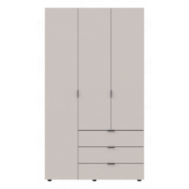 Розпашна Шафа для одягу Doros Гелар Кашемір 3 ДСП 116.2х49.5х203.4 (80737633)