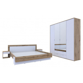 Спальня Doros Hugo 4 Тахо / Білий ДСП (42002114)