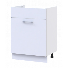 Кухня Doros Лея НМ82_Ш60 нижня ліва Білий/Дуб Сонома ДСП 60х46.6х82.1 (81359337.5)