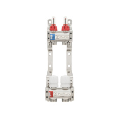 Коллектор теплого пола Polmark 1″3/4″ c 2 выходами, с расходомерами (PBMF102) Київ