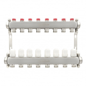 Коллектор теплого пола Polmark 1″3/4″ c 8 выходами