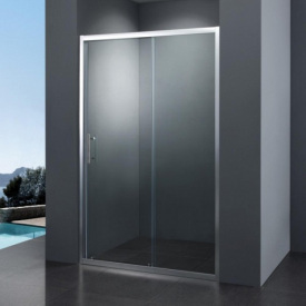 Душевая дверь Dusel FA512 1400x1900, стекло прозрачное