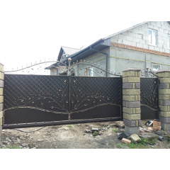 Ворота кованые Кама, Кама плюс Кропивницкий