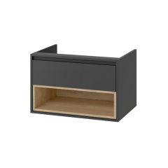 Тумба в ванную Excellent Tuto 80x45,7 настенная, серая (MLEX.0101.800.GRBL) Днепр