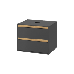 Тумба в ванную Excellent Tuto 60x47 настенная, серая (MLEX.0104.600.GRBL) Черкаси